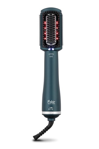 Fakir Sapphire Luxe Electric Volume and Straightening Brush, 550W, Ion, Infrared, Keratin and Shea Oil
