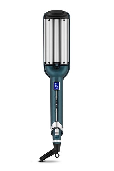 Fakir Placă de ondulat Sapphire Luxe Wag, ceramic cu Keratină și Ulei de Shea, 10 setări temp(130°C-230°C)