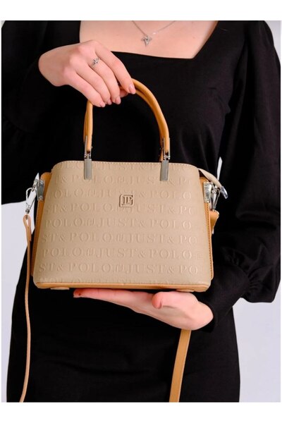 Just Polo حقيبة كتف نسائية صغيرة الحجم مطبوعة منقوشة، حقيبة كروس JustPolo tyc7akfc4019
