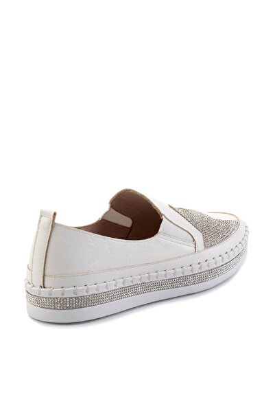 Bambi Beyaz Kadın Casual Ayakkabı K01309215609