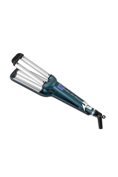 Fakir Placă de ondulat Sapphire Luxe Wag, ceramic cu Keratină și Ulei de Shea, 10 setări temp(130°C-230°C)
