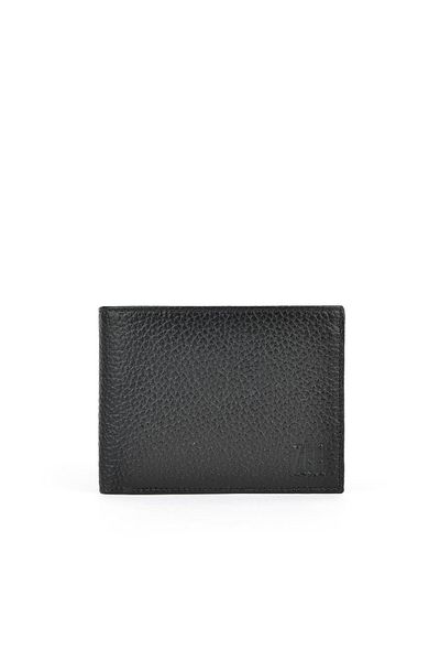 Ziya Men's Genuine Leather Wallet 1519841 Zyk02 Black