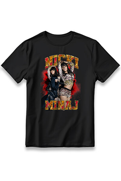 EZG Business Μπλουζάκι Nicki Minaj Oversize Unisex, Βαμβακερό μπλουζάκι από ύ...