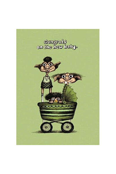 Bald Guy بطاقة تهنئة بالمولود الجديد [100]