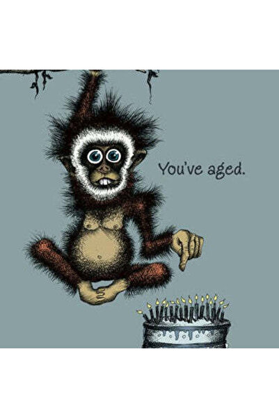 Bald Guy عيد ميلاد - لقد كبرت - ولكن ألم نكبر جميعًا؟ بطاقة معايدة [078]