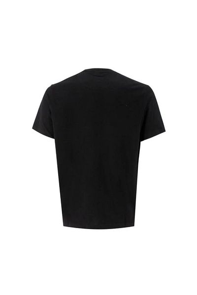PAUL&SHARK Men's Short Sleeve Crew Neck Three Fishes Pattern Black T-Shirt 25411005 -011