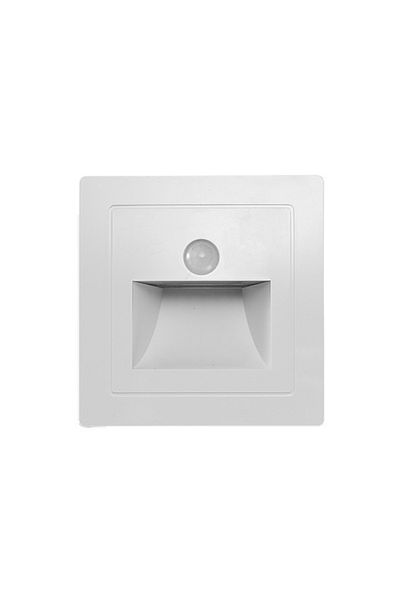 Ligghig White PIR Motion Detector Sensor Led Stair Light Infrared Human Body Induction Lamp Recessed Steps L