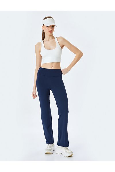 Koton Leggings sport slim cu talie înaltă și detaliu cu dungi