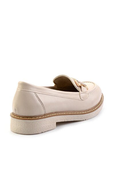 Bambi Bej Kadın Loafer Ayakkabı K01257050009