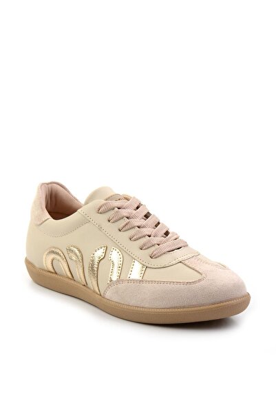 Bambi Ekru Bej  Kadın Sneaker K01179800009