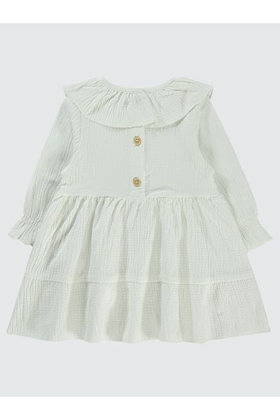 Civil Baby 6-18 Months Baby Girl Ecru Dress