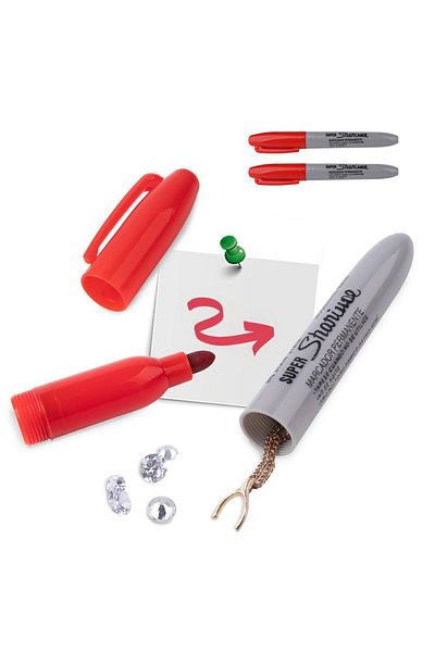 Choice Red Durable Diversion Safe Marker Pen - Discreet Hidden Storage for Small Valuables - Perfect Fun Gi