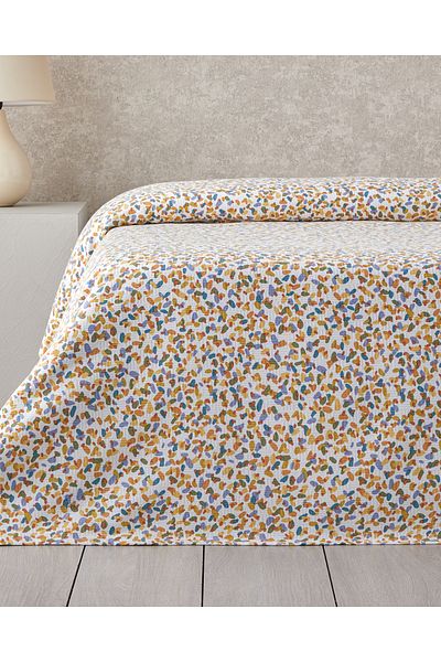 English Home Splash Printed Cotton Single Pique 150X220 cm Green