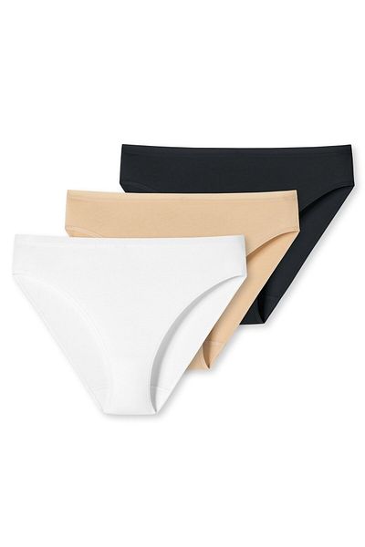 uncover by Schiesser Damen Slip - Tai, weiche Baumwolle, 3er-Pack