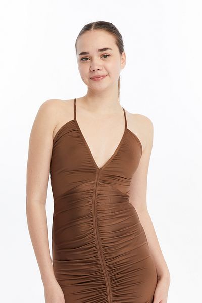 Maison La Femme Γυναικείο φόρεμα Combi Polyamide