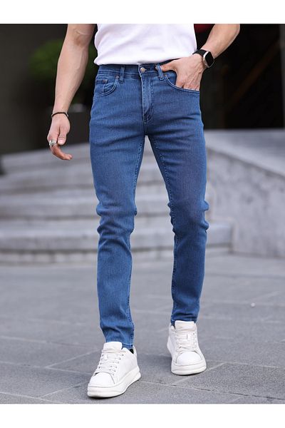WKM Men's Slim Fit Casual Lycra Jeans