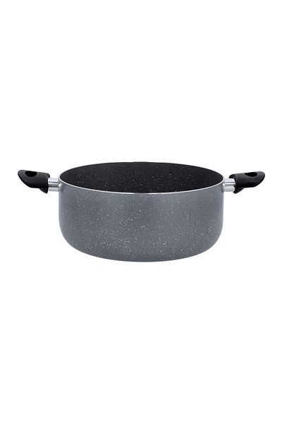 DELCASA 28 CM Aluminum Casserole with Granite Coating-DC1902