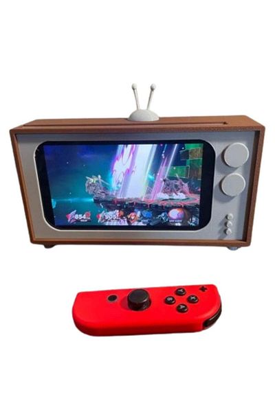 3D Brothers حامل شاشة نينتندو سويتش من تلفزيون الثمانينيات