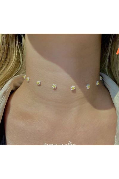 MYSTERY TAKI AKSESUAR Ghost Daisy Pendant