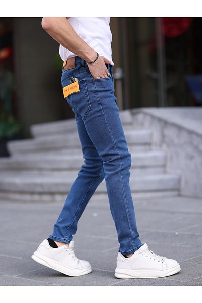 WKM Men's Slim Fit Casual Lycra Jeans