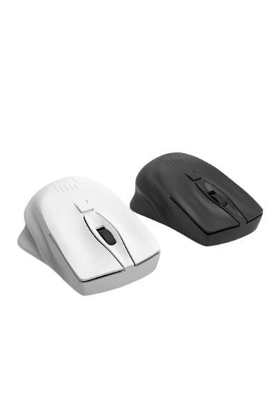 3D Brothers Classic Comfort Touch Wireless mouse (black), modern design for gaming and work use, for PC/ Laptop/