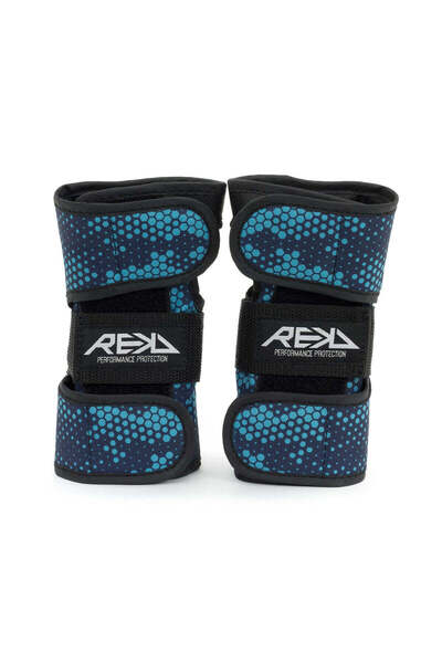 REKD Wrist Guards - Blue Large, Pair