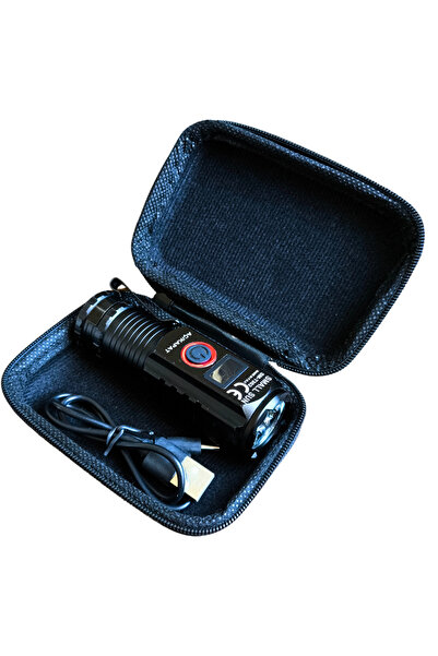 farissu Small Sun 30W Dijital Şarj Göstergeli Full Metal El Feneri – 5000LM