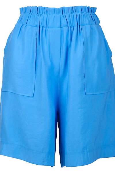 Vedi -Bb Minimalist Women's Shorts with Elastic Waist Pocket Detail - Summer, Comfortable