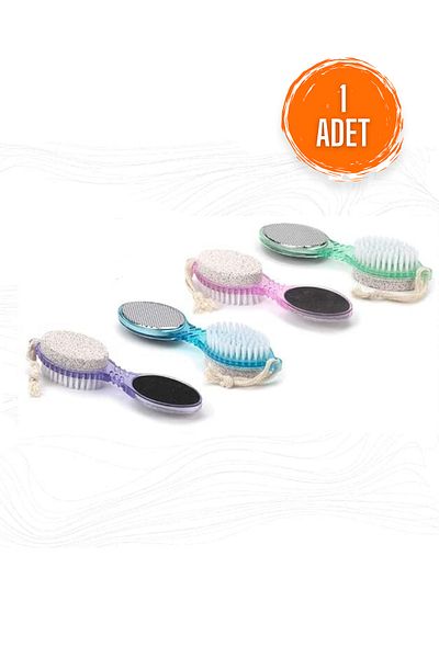 COZY SENSE Foot Heel File Silicone Brush Heel Care Stone Dry Cracking Care Leather Scraping Grater