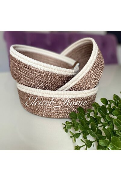 ELÇİÇEK HOME Διακοσμητικό καλάθι πολλαπλών χρήσεων, Organizer Σετ 3 τεμαχίων