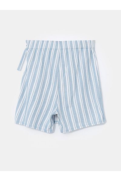 LC Waikiki New Season Elastic Waist Striped Girls' Short Skirt - S5Bl81Z4