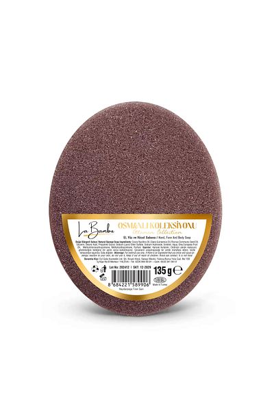LABAMBU Ottoman Oud Amber Scented Natural Sponge Soap 135 Gr