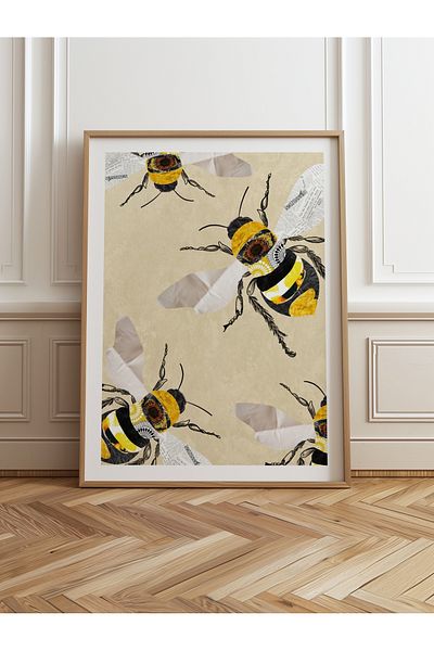 HOMEPACK Единична картина в дървена рамка, единичен плакат, картина TK/1038