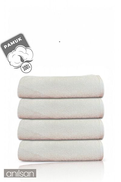 Anılsan Beige Fringed Wedding Towel 40X70 cm 100% Cotton 45Gr