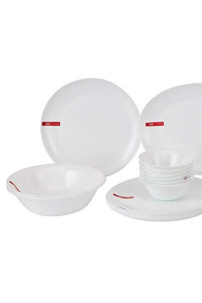 DELCASA 33 Piece Opalware Dinner Set- DC3391
