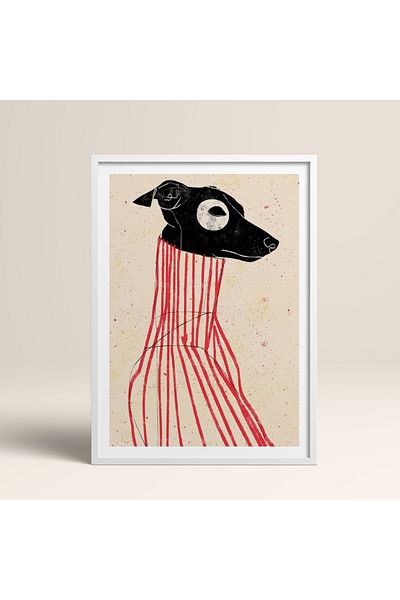 HOMEPACK Single Wooden Framed Painting One Piece Poster Painting Tk/1040