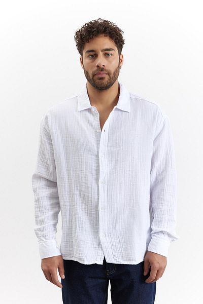 NGR Kuta Muslin Shirt White