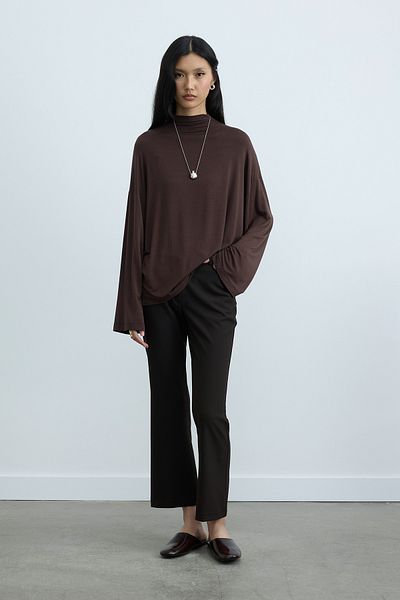 Suud Collection Καφέ μπλούζα Olivia