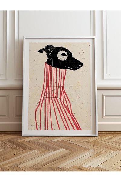 HOMEPACK Single Wooden Framed Painting One Piece Poster Painting Tk/1040