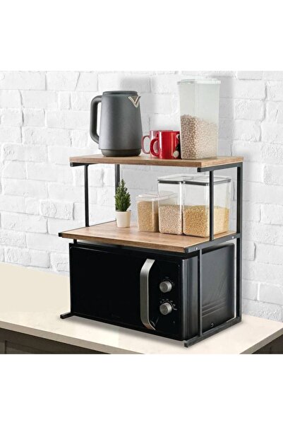 KORKMAZLAR EV DEKORASYON Mutfak Rafı Çok Amaçlı Mikrodalga Dolabı
