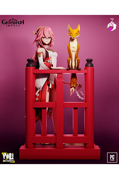 Poly Collectibles Yae Miko - Genshin Impact Exclusive Collectibles Figure | 3...