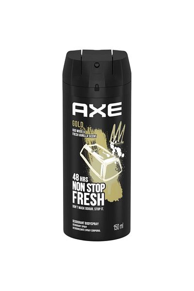 Axe Body Spray for Men Gold Temptation 150ML X 6