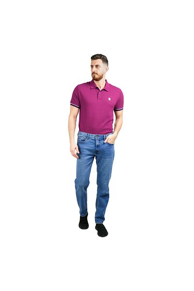 Giordano بنطلون جينز رجالي ضيق ومدبب