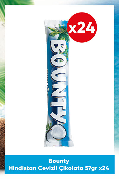 Bounty Hindistan Cevizli Çikolata 57 G x24