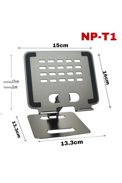 Coverzone iPad Compatible Angle Adjustable Tablet Stand Foldable Portable Holder with Sturdy Base Np-T1
