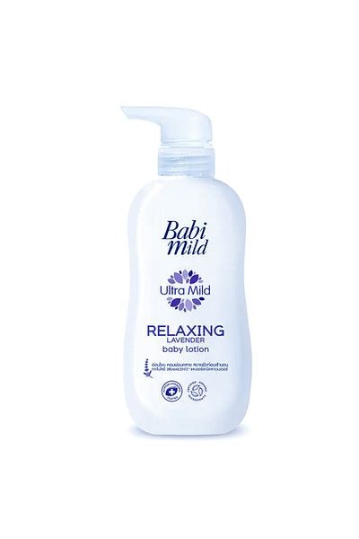 Babi Mild Baby Mild Sensitive Skin Lotion • Moisturizes and nourishes baby's skin with lavender scent 400 ml