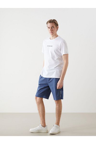 LC Waikiki Tricou cu mânecă scurtă cu gât crew de sezon nou pentru bărbați S5HP89Z8