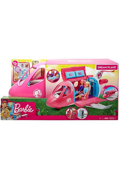 Barbie ® Dreamplane™ Transforming Playset with Working Features and 15+ Pieces