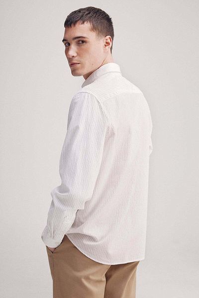 Springfield Striped Seersucker Shirt