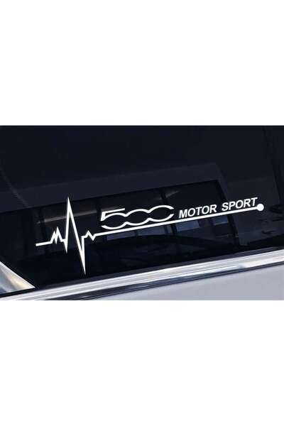 Redline Grafik ملصق رياضي لمحرك فيات 500 قطعتين